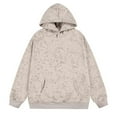 thumbnail image 2 of pstuiky camisas de manga larga para hombre, Sudadera con capucha de manga larga de color liso para hombre top de hombre l, 2 of 4