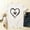 White(New), variant on PNTUTB Women's Summer Fashion Dog Paw Heart Print Casual Crew Neck Short Sleeve Pullover Loose Comfortable Tops