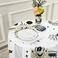 thumbnail image 6 of Coolnut Animal Round Tablecloth, Washable Oil Proof Table Cover for Kitchen Holiday Party Wedding Picnic Decoration, 6 of 7