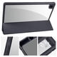 thumbnail image 4 of Funda de cuero acrílico inteligente plegable para Samsung Galaxy Tab A8 de 3 pliegues (verde oscuro), 4 of 5