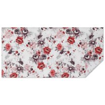 Pioneer Flower Floral Print Pattern Rectangle Tablecloth 60"x120",Waterproof Polyester Rectangle Table Cloth, Wipeable Spillproof Polyester Tablecloth for Dining, Camping, Indoor and Outdoor