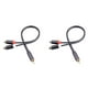 thumbnail image 2 of 2X Cable RCA Macho A 2RCA Hembra Cable de Audio 2 RCA Macho Divisor Cable Auxiliar para TV PC DVD Altavoz Amplificadores de Audio Subwoofer, 2 of 10