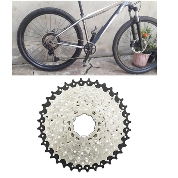 Cassette de bicicleta Piezas de reparación de rueda libre Accesorios de bicicleta Cassette de bicicleta para modificación de bicicletas Mantenimiento 9 velocidades 11-36T Soledad Rueda libre de casete de bicicleta