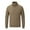 Khaki#1, variant on SERTG Men's High Neck Sweater Fall Winter Solid Color Long Sleeve Outdoor Thickened Warm Casual Knitwear Tops(Gray,L)