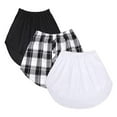 thumbnail image 2 of CAROOTU Shirt Extenders Adjustable Layering Fake Tops Lower Sweep Hem with Elastic Waist Band Mini Skirt, 2 of 6