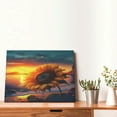 thumbnail image 4 of Balery Sunset Coast Sunflower Pattern Canvas Decorative Picture – 30x40in Premium Wall Art, Modern Canvas Print for Home Decor（Horizontal）, 4 of 6