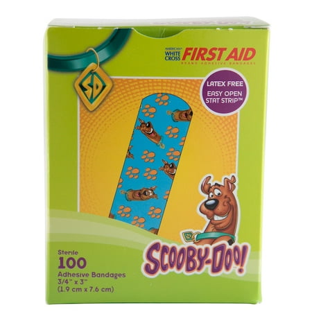Strip Badges - Scooby Doo! Bandage Strips, 3/4