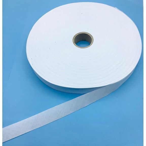 White 15/16" Poly/Cotton Bias Tape