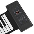 thumbnail image 4 of Piano Portátil PB61 de 61 Teclas Enrollable con Batería Recargable, Altavoces Estéreo y Entradas MIDI, Micrófono y Audio, Material de Silicona, Voltaje 100-240V., 4 of 6