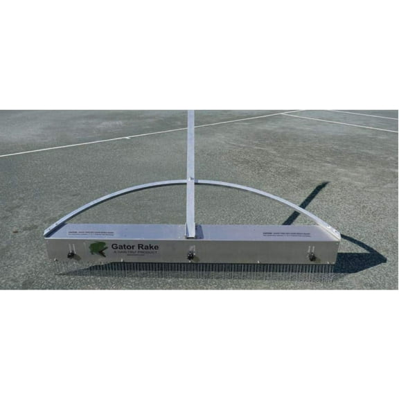 Har-Tru BuyBocceBalls Listing - Tennis Court Maintenance - Gator Rake Pro - 72" Tow Model - Staggered Tines