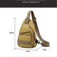 thumbnail image 2 of Bolso bandolera táctico portátil para hombre, para exteriores, con carga USB, deportivo, multifuncional, con bolsillos con cremallera., 2 of 3