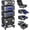 Blue, variant on AIRAJ 4-in-1 Rolling Tool Box with Wheels, Stackable Modular Tool Storage System with Drawers, 755lbs Heavy Duty Mobile Tool Chest Organizer for Mechanic, Garage & Professional Workshop