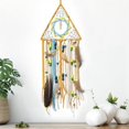thumbnail image 2 of Dream Catcher, Handmade Dreamcatcher with Feather Beads Turquoise Pendant Dream Catchers Boho Wall, 2 of 5