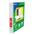 thumbnail image 1 of BAZIC PRODUCTS 3 RING BINDER W/ 2 POCKETS 1IN WHT, 1 of 5