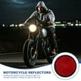 thumbnail image 5 of Round Rear Reflectors, Safety Reflective Warning Reflector for Motorcycles and Bicycles Red, 5 of 7