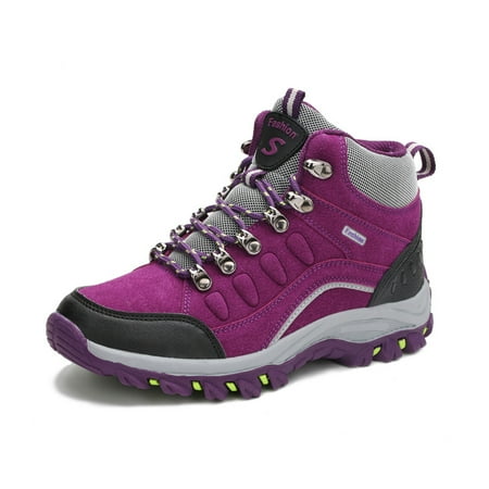 

Women‘s Outdoor Hiking Shoes High Top Lace Up Sneakers Women‘s Footwear