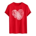 thumbnail image 4 of hotojiny Valentine's Day Shirts for Men Summer Cute T-Shirt Casual Crew Neck Short Sleeve Tees for Vacation Party, 4 of 5