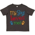 thumbnail image 3 of Inktastic My Gigi Loves Me Grandchild Boys or Girls Toddler T-Shirt, 3 of 5