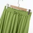 thumbnail image 6 of PRINxy Women's Modal Loungewear Lightweight Summer Cooling Clothes Short Sleeve V Neck Top & Loose Elastic Waist Pant 2 Piece Sleepwear Sets Mint Green XL, 6 of 6