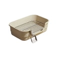 thumbnail image 2 of EGNMCR High Wall Dog Potty Tray Toilet For Small Medium Dogs Removable Reseau Disclose Proof Base Foolproof Clean Pet Litter Box With Oppose Slide Bottom P lastic dog toilets, 2 of 6