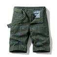 thumbnail image 3 of Owordtank Mens Comfy Cargo Shorts with Pockets Casual Summer, 3 of 3