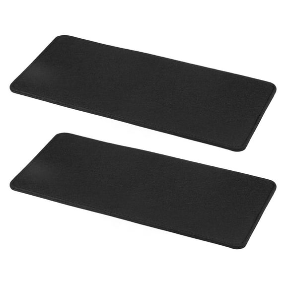 2Pcs Felt Base Shaper, 13 x 6 Inch Rectangle Bag Bottom Shaper, Black