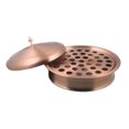thumbnail image 2 of Mayur Export Stainless Steel Communion Ware Holy Wine Serving Tray With A Lid & A Stacking Bread Plate With A Lid + 40 Cups - (Copper), 2 of 5