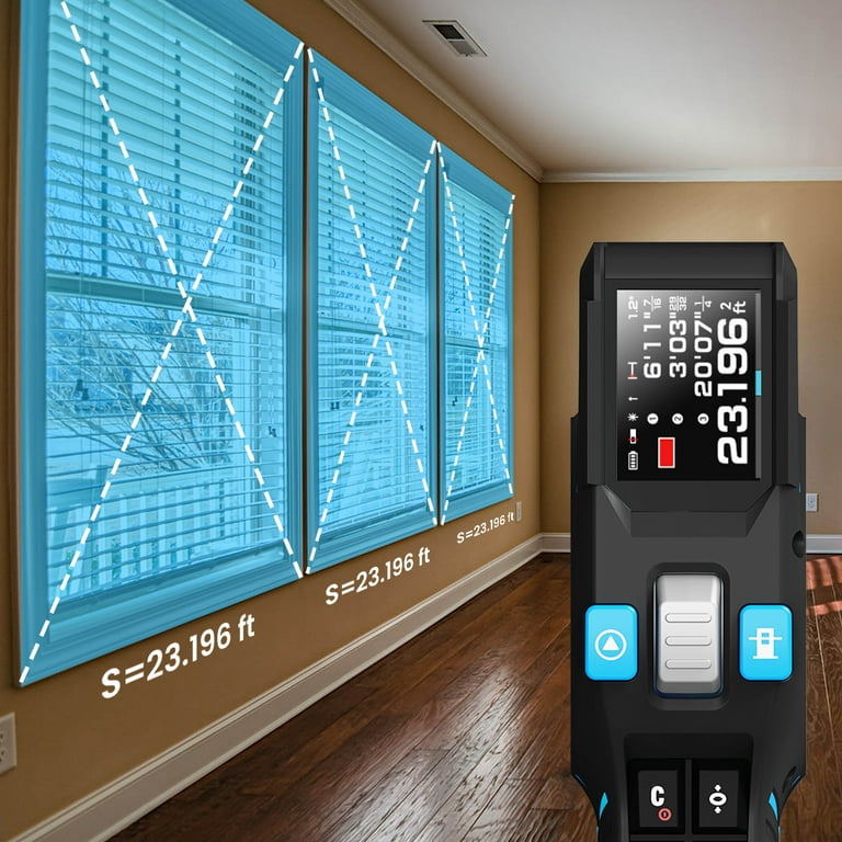 Mileseey Digital Laser Tape Measure DTX10 3-in-1 330Ft Auto Lock