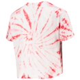 thumbnail image 3 of Women's Pressbox Red Wisconsin Badgers Showtime Tie-Dye Crop T-Shirt, 3 of 3