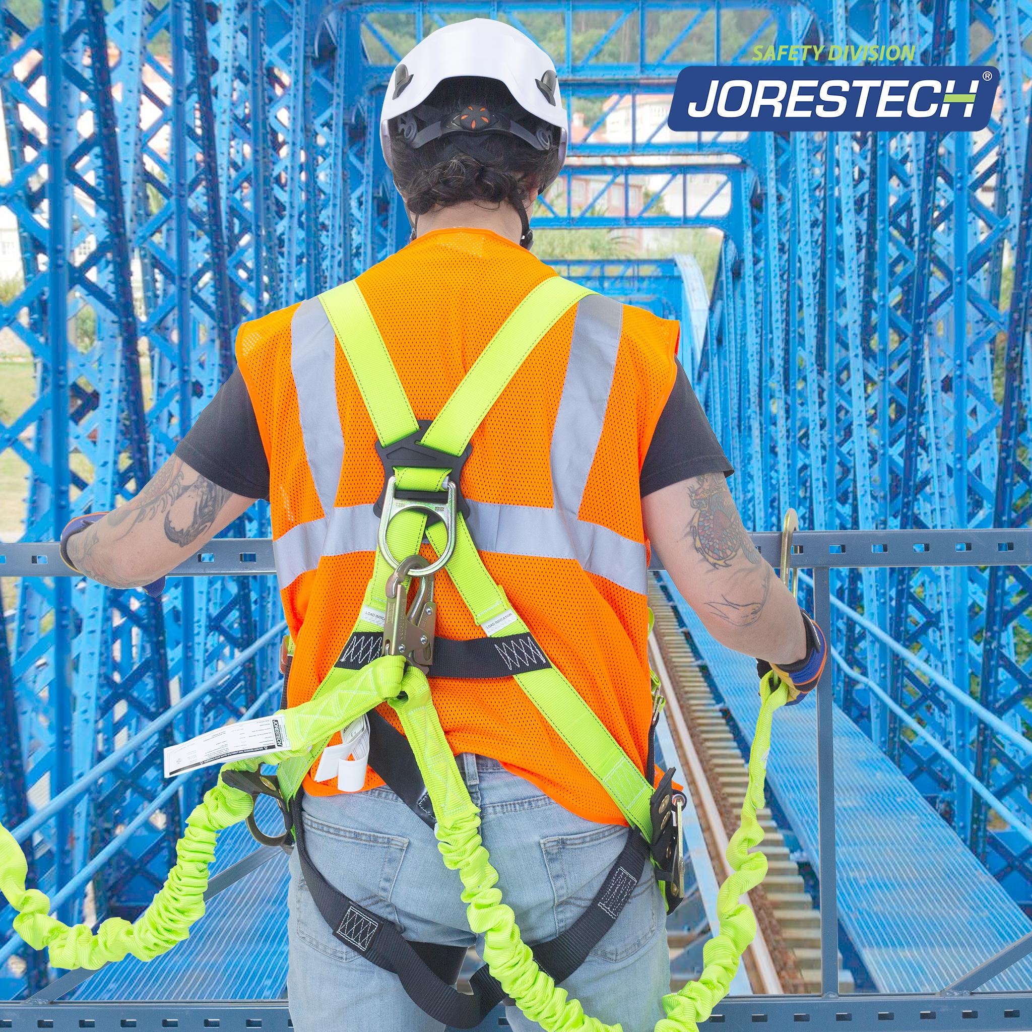 JORESTECH Safety Harness 1D Ring, ANSI OSHA UL, HARN-01