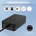 thumbnail image 7 of 127W Charger Adapter For Surface Book 3 Surface Pro X/ 8/ 7/ 6/ 5/ 4/ 3, Surface Book 3/ 2/ 1, Surface Laptop 4/ 3/ 2/ 1, Surface Laptop Studio/ Go, Surface Go/ Go 2/ Go 3 Power Cord, 7 of 7