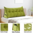thumbnail image 3 of BallsFHK College Dormitory Double Bed Pillow, Reading Pillow, Headboard, Plush Backrest, Bedside Rest Pillow, Sofa Bed, Bunk Bed, Dormitory Cushions, 3 of 4