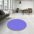 thumbnail image 4 of Ahgly Company Machine Washable Indoor Square Transitional Purple Mimosa Purple Area Rugs, 7' Square, 4 of 7