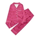 thumbnail image 4 of JAJAHO Kids Christmas Pajamas Set Long Sleeve Button Down 2 Piece Pjs For Boys Girls 3-14Y, 4 of 4
