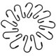 thumbnail image 1 of Stainless Steel S Hooks Iron Hook Space Saving Bathroom Garage 12Pcs, 1 of 4