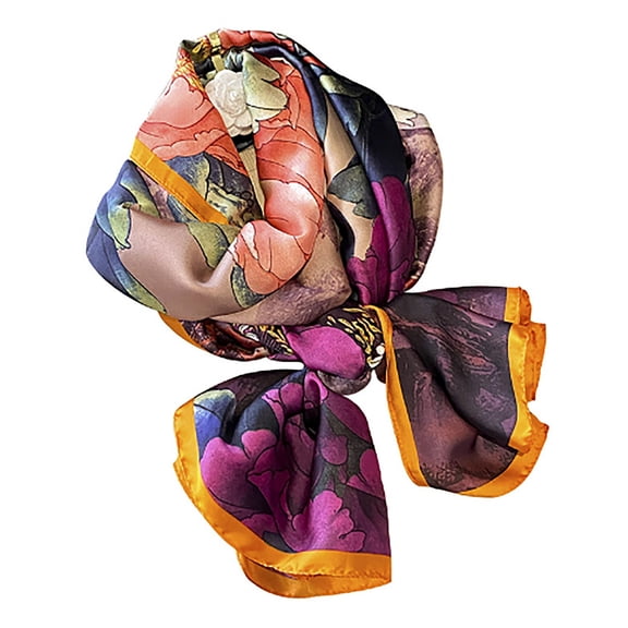 LILIYA Large Bandanas for Women, Soft Hair Neck Scarf, Headband Square Scarf Multi-purpose Head Wrap Protective for Women