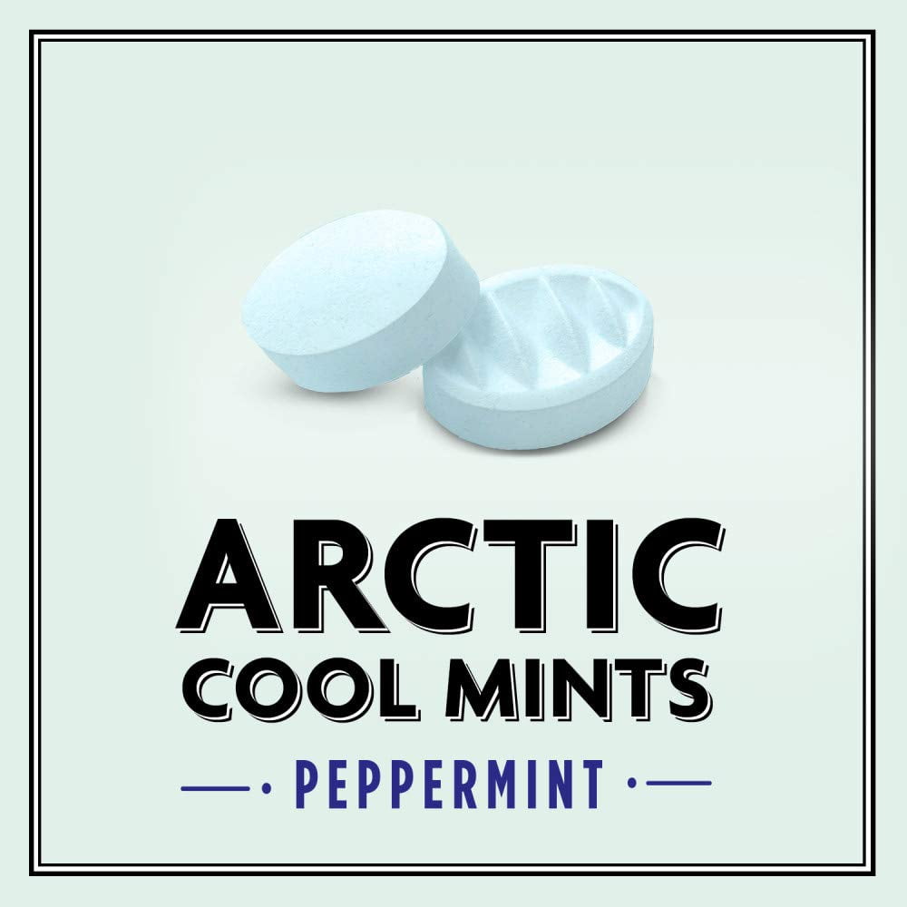 Arctic Peppermint Breath Mints, Pack of 12, 1.2 Oz | ALTOIDS Sugar-Free Peppermint, Keto-Friendly Hard Candies, Fresh Breath Mints, Classic Mint Flavor | Ships in an Aromatik™ Damage Proof Box
