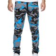 thumbnail image 3 of Pretty Comy Men's Stylish Comfy Camouflage Pattern Joggers With Pockets Pants, Slim-fit Drawstring Men's Bottom Clothing For Hiking Jogging Cycling Outdoor Fitness Workout Long Pants, 3 of 6