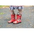 Disney Girls Minnie Mouse Rubber Rain Boots Size 13 Little Kid