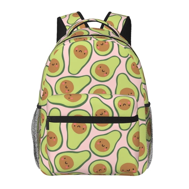 Easygdp Cute Avocado Mochila Ergonómica Versátil para Laptop - Múltiples Bolsillos, Correas Ajustables, Unisex para Escuela, Viajes y Actividades al Aire Libre-One Size