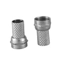 thumbnail image 3 of 80Pcs CCTV RG6 F-Type Twist-On Coax Coaxial Cable Connector Male, 3 of 8