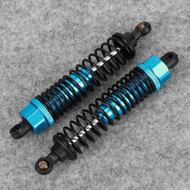 2 Amortiguadores Metálicos Para Coches RC 1:10 | 100 Mm De Distancia Entre Ejes | Repuesto De Choque