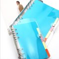 thumbnail image 3 of 1 Piece Zipper Binder Waterproof 6-Ring Envelopes Budget Planner Files Holders Multipurpose Storage Containers for Home School Illusory Color A5, 3 of 5