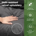 thumbnail image 7 of Walsunny Convertible Futon Sofa Bed, Foldable Sleeper Futon with 3-Angle Adjustment, Multifunctional Folding Futon Couch for Small Space, Dark Gray, 7 of 7