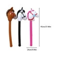 thumbnail image 3 of Wweixi 2piece Game Prop Inflatable Stick With Edge Sealing Technology Painless To Seal Up Air Plug. Brown, 3 of 6