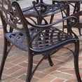 thumbnail image 2 of Homestyles Sanibel Chaise Extérieure en Aluminium Paire en Bronze, 2 of 21