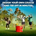 thumbnail image 2 of Bucket Golf Game Starter 3 Hole Set Outdoor Lawn Games, Par 3 Golf Game for All Ages, 2 of 6