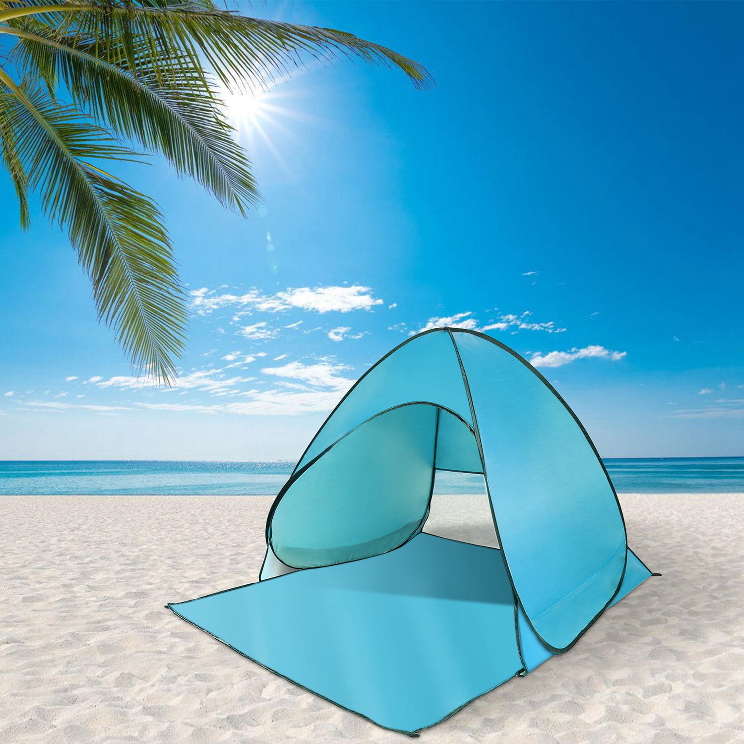 Plak opnieuw voorkomen Lima Beach Tent, iMountek Anti-UV Pop up Sun Shelter Tents Automatic Sun  Umbrella Outdoor Tent with Carry Bag, Fit 1-3 Persons for Beach, Camping,  Hiking, Blue - Walmart.com