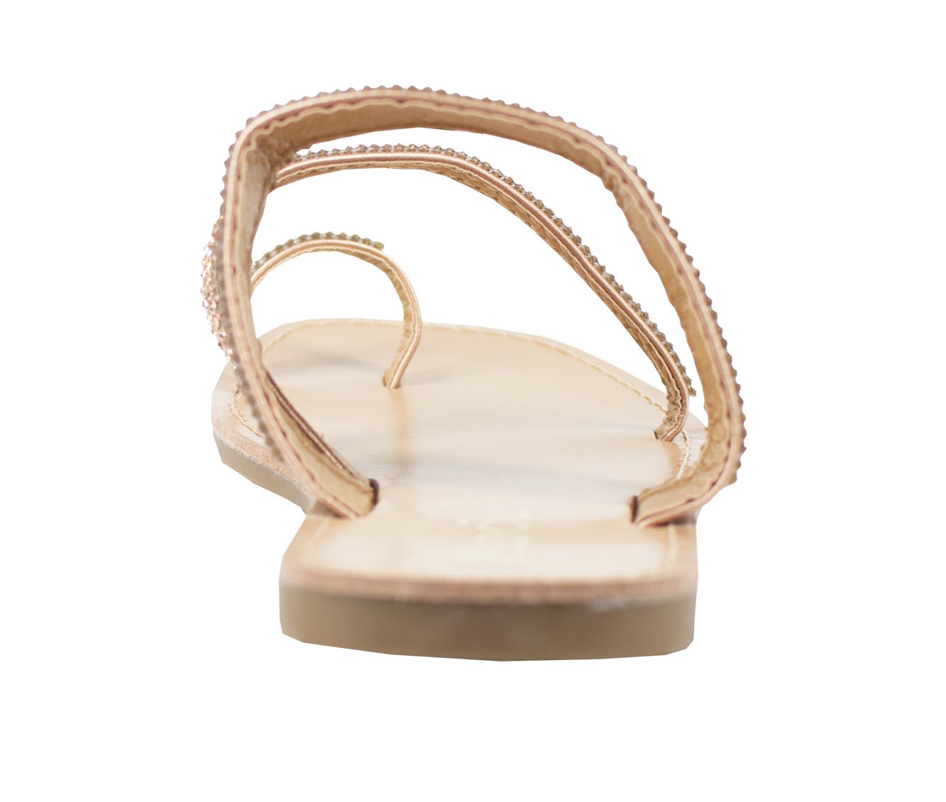 Mudd Women's Rhinestone Embellished Toe Loop Sandal