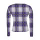 thumbnail image 5 of RKSTN Crewneck Shirts for Women Oversized Plaid Print Slim Ribbed Knitted Long Sleeve T Shirts Top Womens Casual Plus Size Round Neck Checkered Printed Stretch Loose Comfy Tee Fall Spring Clothes, 5 of 8